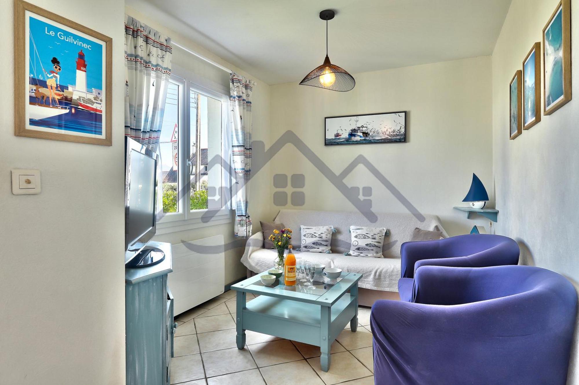 Localise - M3B - Souvenir Du Guil - Maison De Plain-Pied Avec Jardin Clos Au Guilvinec - Tout A Pied, Plages, Port, Centre, Commerces, Marche - Wif Inclus - Linge De Lit Inclus - Animaux Bienvenus Exterior foto