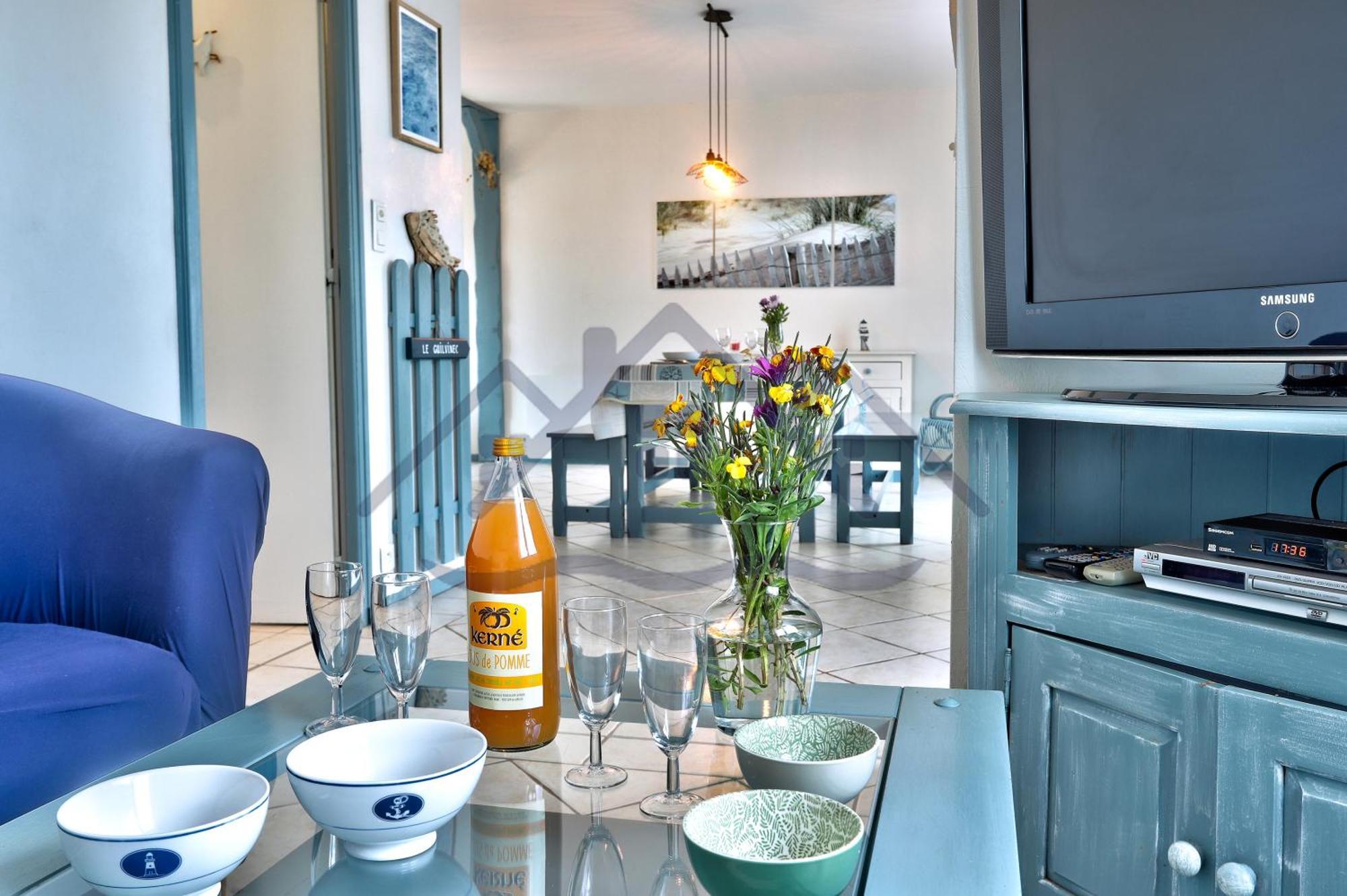 Localise - M3B - Souvenir Du Guil - Maison De Plain-Pied Avec Jardin Clos Au Guilvinec - Tout A Pied, Plages, Port, Centre, Commerces, Marche - Wif Inclus - Linge De Lit Inclus - Animaux Bienvenus Exterior foto
