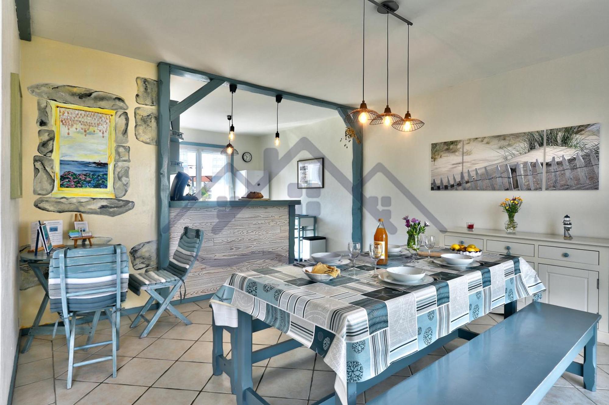 Localise - M3B - Souvenir Du Guil - Maison De Plain-Pied Avec Jardin Clos Au Guilvinec - Tout A Pied, Plages, Port, Centre, Commerces, Marche - Wif Inclus - Linge De Lit Inclus - Animaux Bienvenus Exterior foto